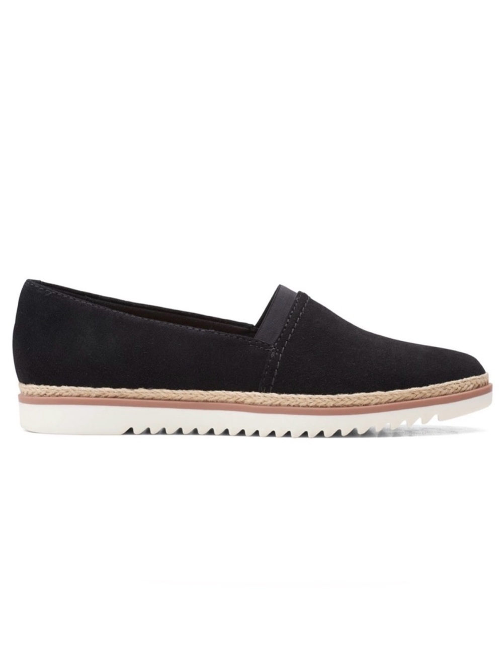 Clarks Serena Paige Women's Slip-On Shoes Size 5.5 Black EUC